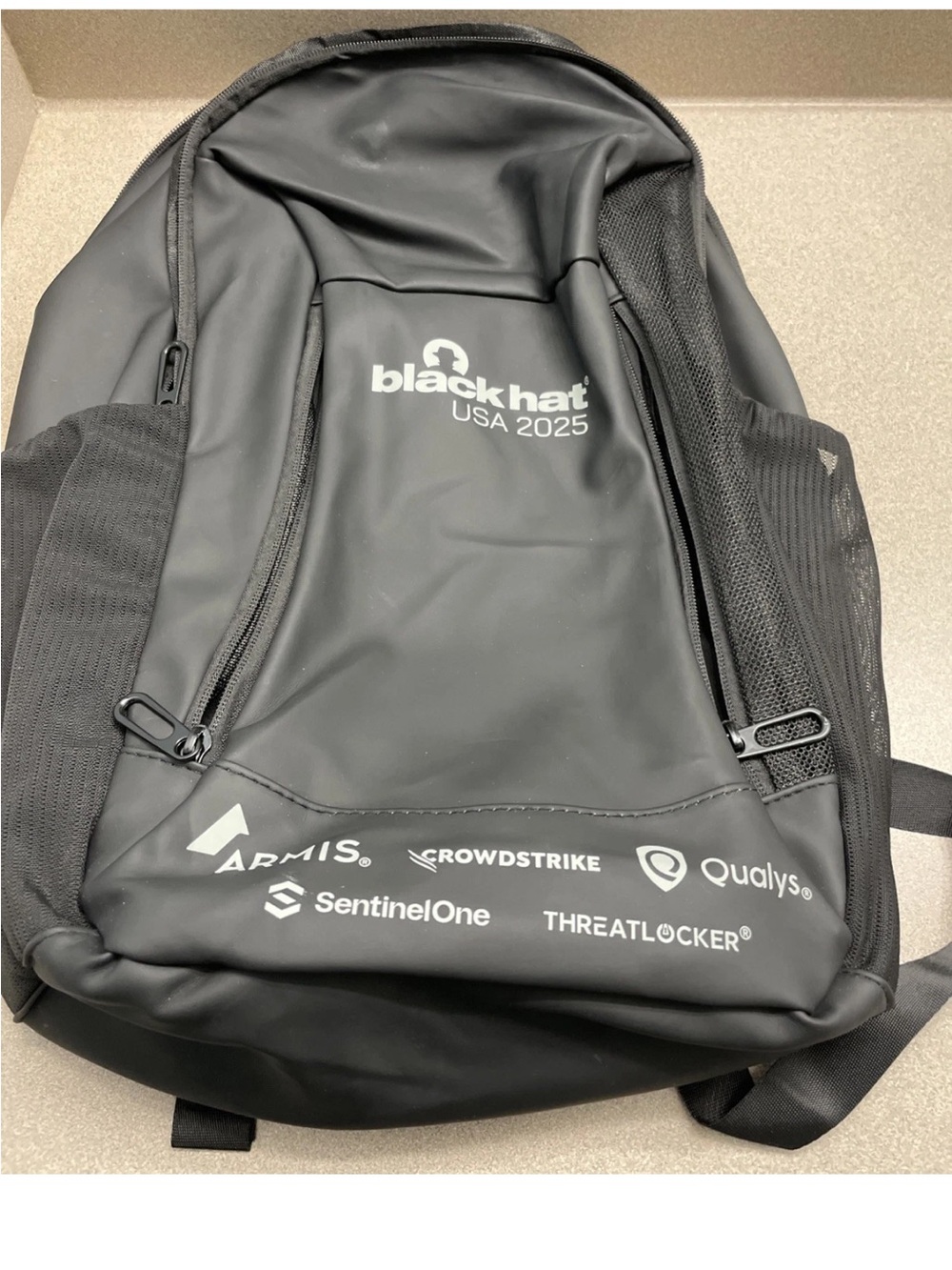 Black Hat 2025 Las Vegas Cybersecurity Vendor Conference Backpack BlackHat